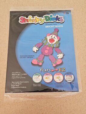 NIP 6 SHEETS SHRINKY DINKS 8x10 WHITE PAPER